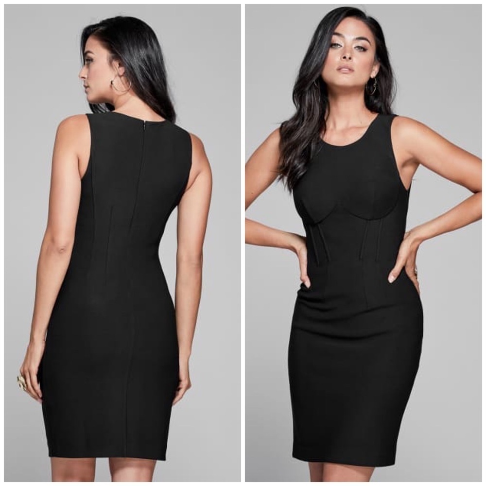 New GUESS BY MARCIANO Corset-Look Dress SZ M